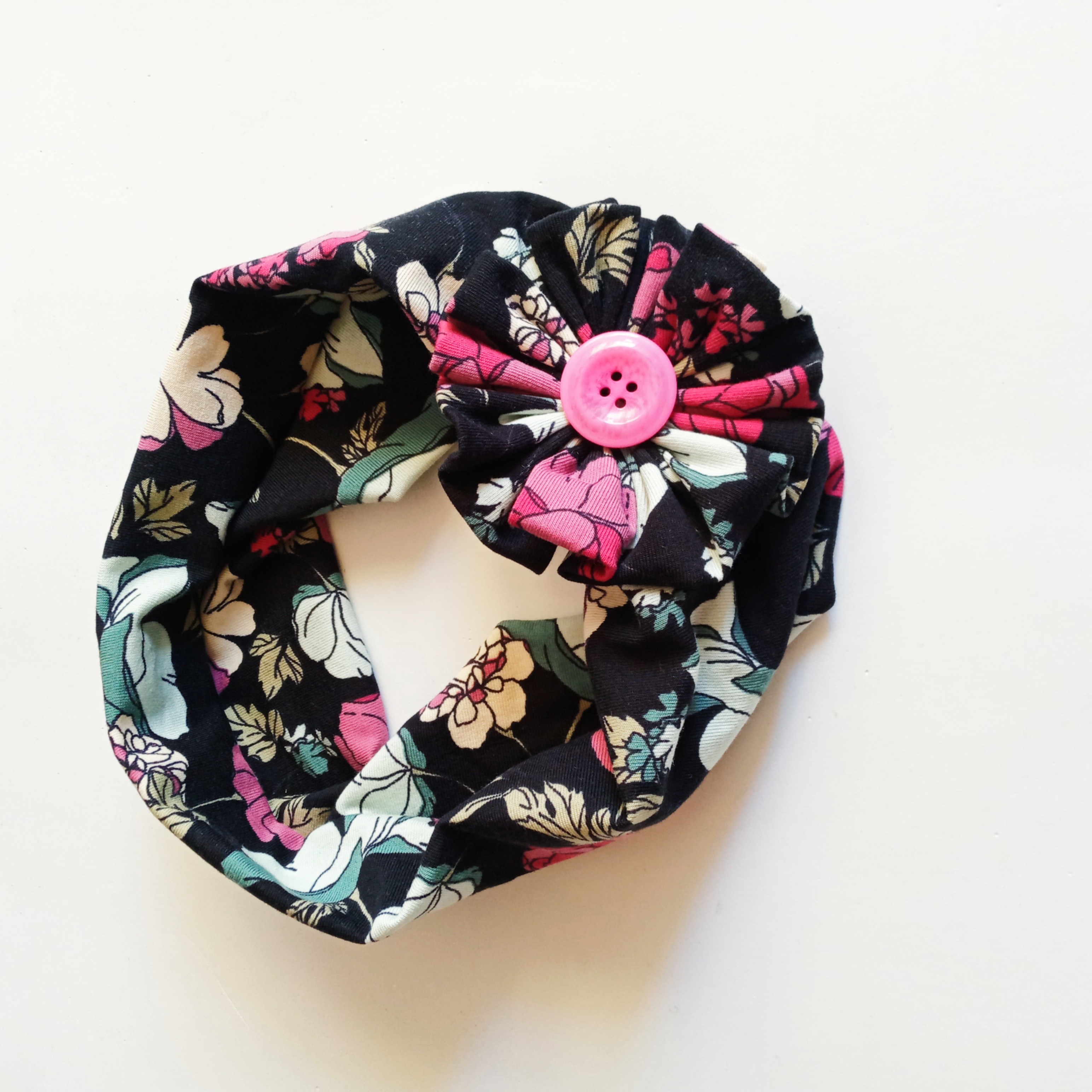 Fascia Capelli con Fiore Bimba